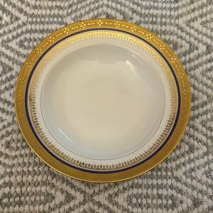 🦋Bailey Banks & Biddle Soup Bowl Floral France Depose Philadelphia Patented